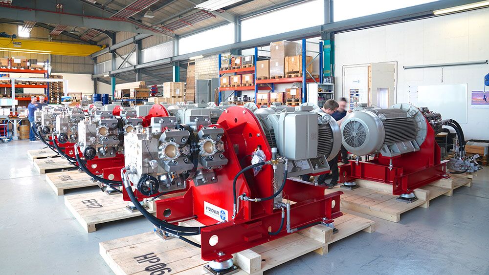 HYDROWATT pump stations for a descaling project in Germany
